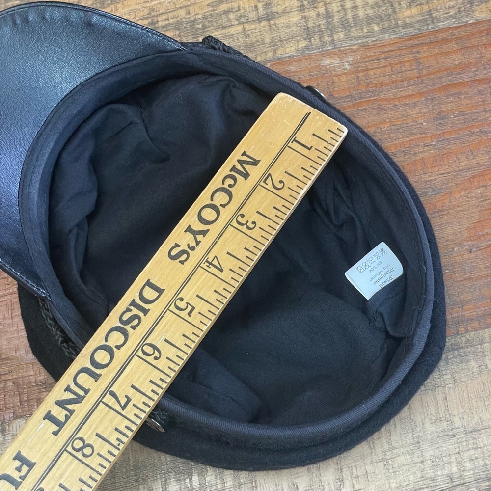 Norlender wool sailor Black Cap hat fisherman - Picture 9 of 10